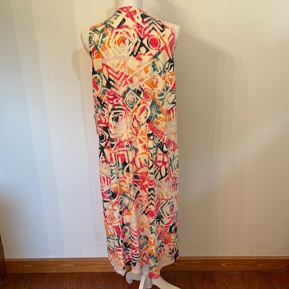 NWT LulaRoe Joy Longline Sleeveless Lightweight Vest Cardigan - Picture 6 of 11